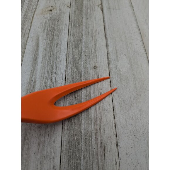 Foley Orange Nylon Plastic Meat Turning Fork 11" - Picture 7 of 7